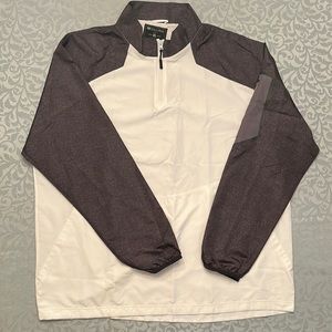 Holloway Men’s Pullover White/Gray Size XL